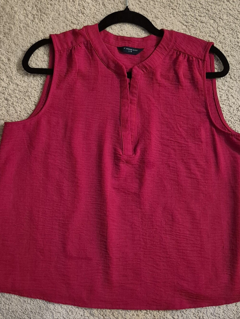 Red Sleeveless DENVER HAYES